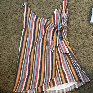 LELIS collection mini front tie dress